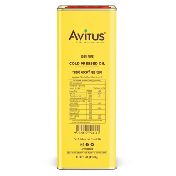 Cold Pressed Black Mustard Oil - Image 4